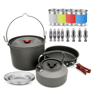 NatureStove Cast Iron Cookware Set including 12-inch skillet, Dutch oven, and griddle plate with pre-seasoned finish for campfire and fire pit cooking